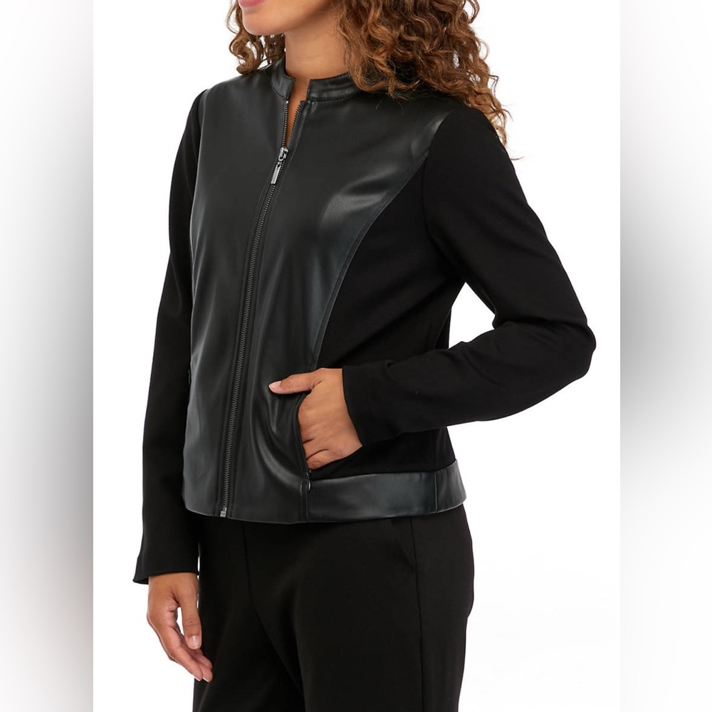 Anne Klein Zip Up Jacket 2X - Picture 3 of 3